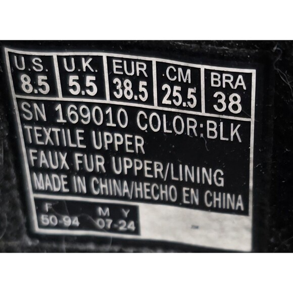 Skechers Cozy Campfire Womens Size 8.5 Shoes Slippers Indoor Outdoor Black - Picture 9 of 11